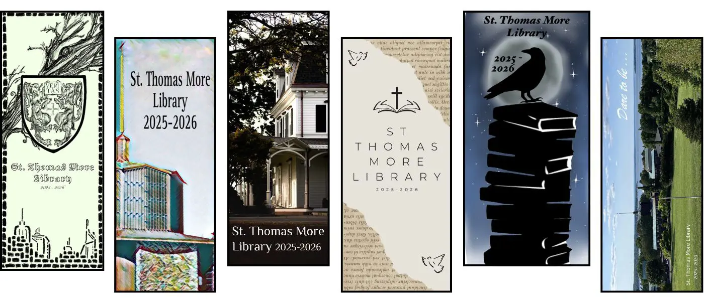 St. Thomas More Library Bookmark Contest Winners