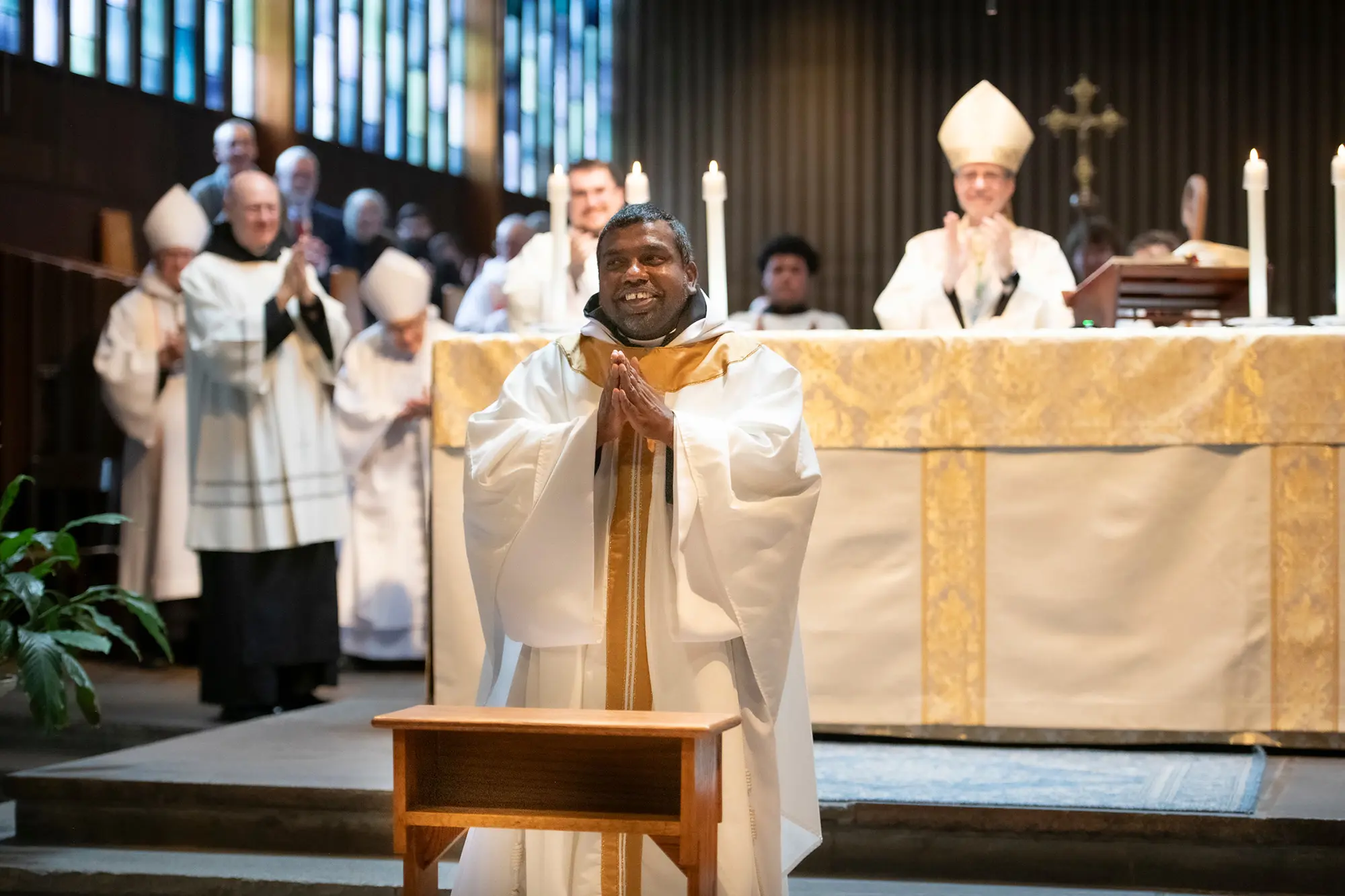 Monk Ordained at Portsmouth Abbey